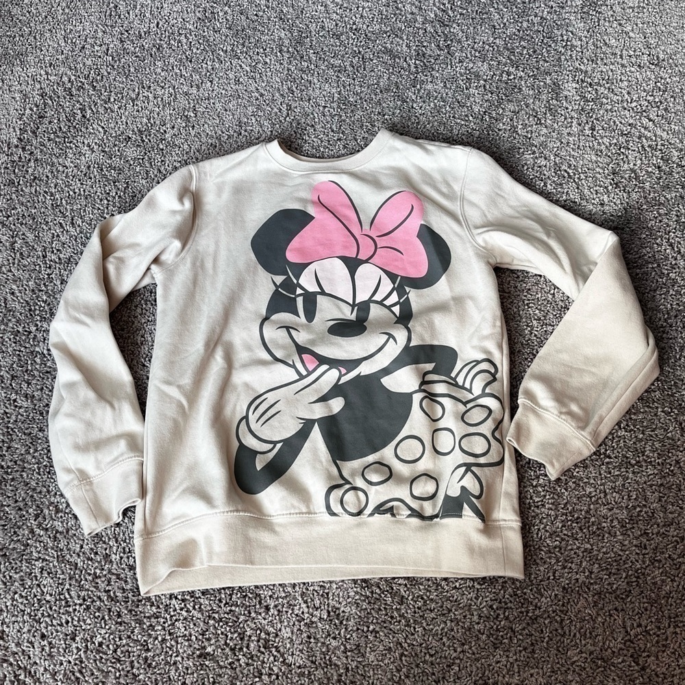 DISNEY
Juniors' Minnie Mouse Graphic Sweatshirt - Picture 3 of 5